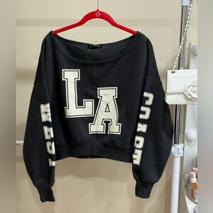 Social Scene LA Cropped Sweatshirt – Size M